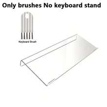 1 Acrylic Keyboard Stand - Available In 2 Colors. Compact Desk Riser For Keyboards And Mini PCs. Space-Saving Design, Ideal For Modern Offices | Stylish Keyboard Tray | Durable Plastic Base Office Office Supplies Storage Box Box Funds Office Accessories Desktop Organizer Office Desk Accessories Office Desk Accessories Office Decoration Teacher's Day School Pencil Case