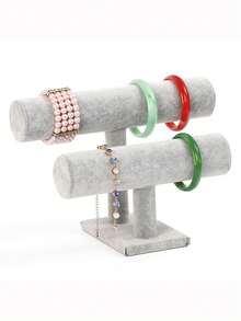 3-Layer/2-Layer/1-Layer/Vertical Jewelry Storage Display Rack, Bracelet Necklace Earring Storage Rack, Velvet Jewelry Display Rack, Single-Layer Bracelet Storage Rack, Headband Necklace Watch Bracelet Display Rack, 1-Piece Home Bracelet Storage Rack Jewelry Store Display Rack, 3-Layer Detachable