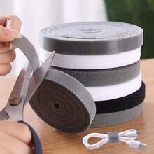 Home/Office Data Cable Storage Hook And Loop Straps; Computer Cable Ties; Desktop Wire Routing Fasteners