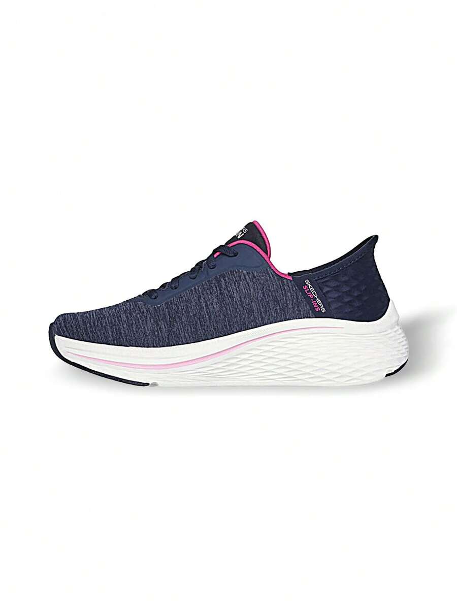 Giày thể thao Skechers SLIP-INS MAX CUSHIONING ELITE 2.0 dành cho nữ, đi bộ, tập gym, chạy bộ, mặc hàng ngày, đế dày, đệm, thoáng khí, màu xanh navy 129616NVPK - màu xanh da trời - Xem 1