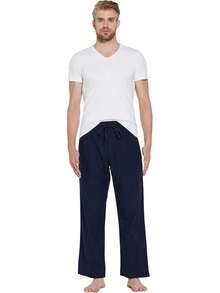 Men's 100% Cotton Super Soft Flannel Plaid Pajama Pantshalloween - F23013 - 查看 3