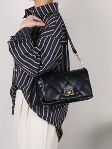 2025 New High-Quality Luxurious Quilted Embroidered Underarm One Shoulder Bag, Niche Design Commuter Versatile Small Square Bag, Elegant Large Capacity Soft Leather One Shoulder Crossbody Cloud Bag