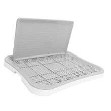 Entrenamiento de malla de mascotas para ir al baño, inodoro de entrenamiento para perros extraíble para mascotas - Gris - Ver 9