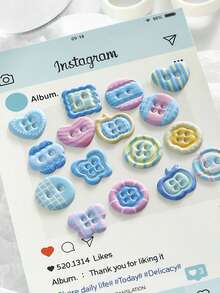 3D Three-Dimensional Button-Shaped Stickers For A Button Variety Store, Cute Realistic Button Stickers For Journaling And Packaging Decoration, Button Stickers For Various Combinations, 3D Cartoon Button Stickers, Student Prizes, Holiday Gifts, Soft And Adorable DIY Phone Cases, Notebooks, And Diaries.