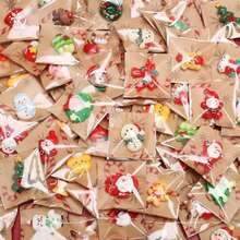 50pcs - Christmas Mini Santa Claus Refrigerator Magnets, 24 Random Styles Of Santa Claus Refrigerator Stickers, Independently Packaged Miniature Simulation Of Home Models, Suitable For Christmas Decoration, Home Decoration, And Can Be Used As An Excellent Gift For People And Friends(The Refrigerator Sticker And Magnet Are Separate, You Can DIY Them Directly) - Multicolor - View 11