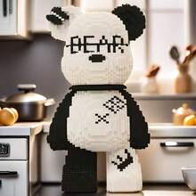 4,010pcs Fashion Bear DIY Model Building Blocks, Creative Educational Bricks Designed For Teens And Adults, Adult Puzzle Toys, Home Decor, Birthday & Christmas Gifts - Multicolor - View 5