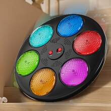 Concentration, Memory, And Logic Training Toy - Round Brain Game With Lights And Sounds | Interactive Creative Board Game (Halloween/Christmas Gift) | Birthday Gift With 3 Switchable Modes - Multicolor - View 12