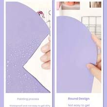 4 件/1 套板 + 3 个花磁铁，磁性留言板办公室桌面白板家庭备忘录提醒入口注释，双面动漫桌面冰箱 meme 垫，立式徽章卡展示金属小 - 彩色 - 查看 10