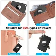 1pc Airtag Wallet Clip - Silicone Super Slim Airtag Card Holder, Compatible With Apple Airtag - Ultra Thin Air Tag Card Clip For Wallet, Handbag, Backpack And Clutch