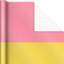 - Rollos de papel de regalo en colores pastel, color rosa, morado, azul, verde, amarillo, naranja (juego de 3 rollos: 75 sq.pies ttl.)Para cumpleaños, shower, Pascua, cualquier ocasión - Rosa, amarillo, azul - Ver 12