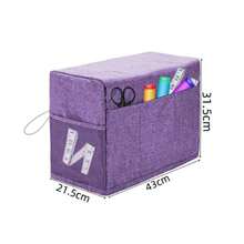 1pc Washable Lightweight Fabric Sewing Machine Dust Cover, Easy To Clean - Essential Sewing Accessory, Fits Standard Singer, Brother And Janome Machines - Multicolor - View 10