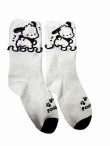 جوارب سانريو - سلسلة باكسياوجو الفتاة الجميلة والنشيطة، جوارب أنبوبية كرتونية يابانية، مناسبة لجميع الفصول