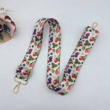 1pc 3.8CM Colorful Printed Adjustable Replacement Shoulder Strap For Bags