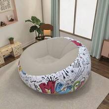 1 Stück dickes aufblasbares Sitzsack-Sofa - geeignet für Outdoor-Terrasse und Innenraum-Lässig, Camping-Ausrüstung - Verschiedenfarbig - Übersicht 15
