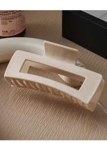 Women's Soft Silicone Rectangular Square Hair Claw Hair Clips, Soft Anti-Collision Protection For Back Of Head, Durable Grip Clips Elegant Hair Accessories Elegant Claw Clip Winter Hair Clutch