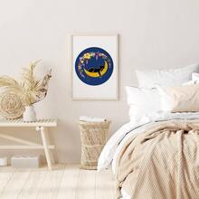 Mushroom Embroidery Kits Beginners With Art Night Pattern, Adults Starter Kit Needlepoint