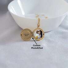 Customized Heart Pendant Stainless Steel Necklace With Photo, Photo Pendant/Picture Necklace, Anniversary Necklace, Mother's Day Gift For Mom/Grandma/Wife - Style2 - View 1