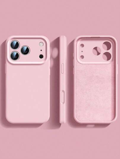 High Quality Liquid Silicone Mobile Phone Case Compatible With IPhone 17 Pro Max 17 Pro 17 Air 17 16 15 14 13 12 11 Pro Max Plus Soft Feel Skin Friendly Shockproof Cover