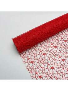 1 卷 11*108 英寸韩国提花网格镂空花艺包装纸，花店用品，花束包装纸，花艺用品，适用于生日、婚礼、情人节礼物包装、返校情人节 - 彩色 - 查看 36