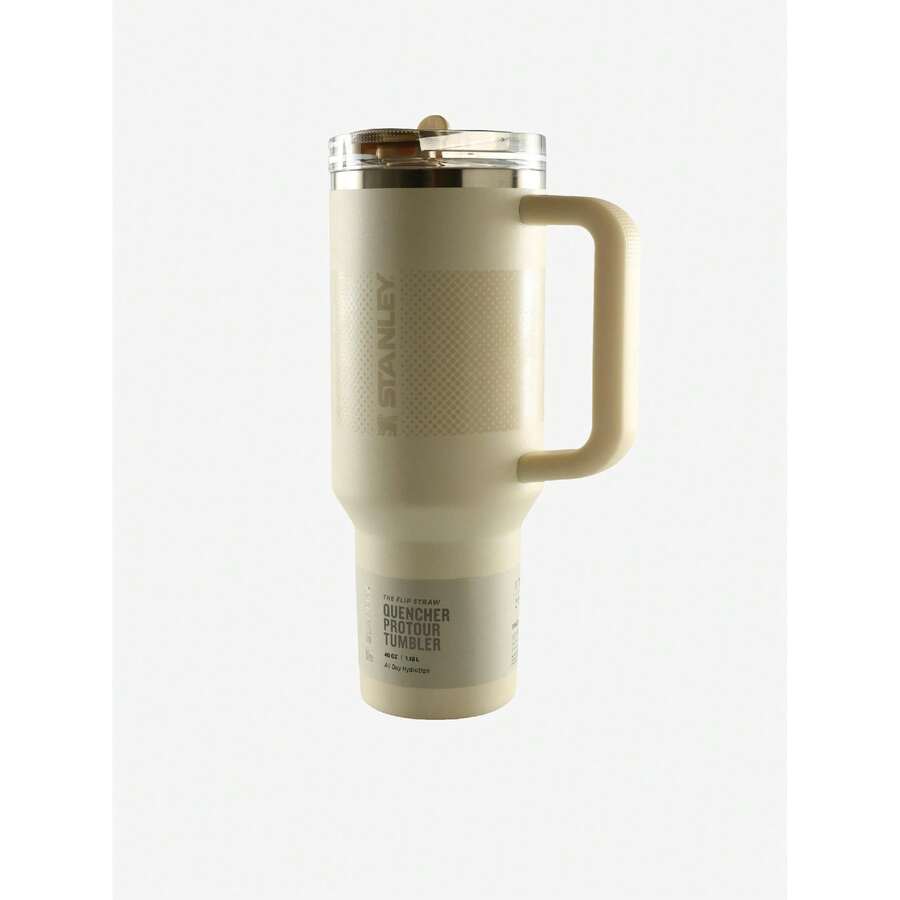 STANLEY - The Quencher ProTour Flip Straw Tumbler 40OZ Premium Stainless Steel Insulated Mug Cup Portable Water Bottle Large-Capacity Coffee Cup Water Cup With Handle And Straw, For Travel, Home, Office, Gift, Ice Drinks And Hot Drinks 10-12486 - 查看 1
