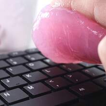 1 件装汽车清洁凝胶，适用于缝隙和碎屑 - 无需电源。适用于桌面清洁、键盘和汽车内饰通风口家居配件 - 彩色 - 查看 6