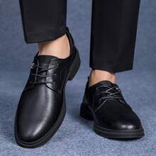 Zapatos casuales de negocios para hombres, suela gruesa antideslizante y duradera, mocasines clásicos, para uso al aire libre, oficina diaria y vestimenta formal