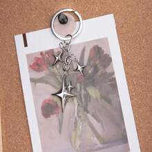 Y2k Star Moon Keychain For Car Key Keychain For Girls Women Bag Charms For Handbags Backpack Punk Goth Keychains