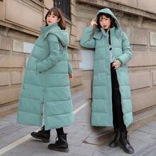Women Outdoor Winter Coats - Green - View 2