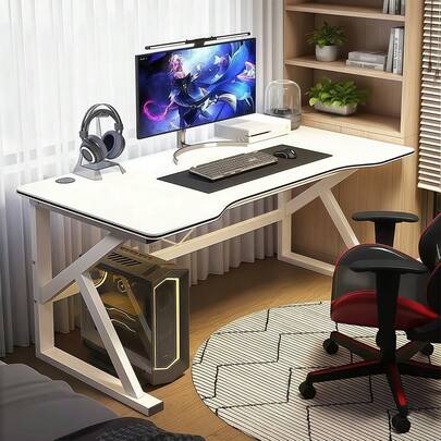 ゲーミングデスク パソコンデスク  机 配線ホール付き pcデスク 簡単組み立て 作業・ゲーム・学習用 おしゃれ 組立簡単