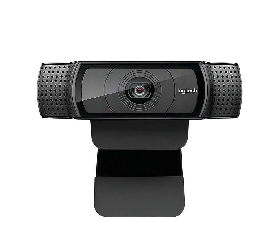 Logitech C920E Professional Video Conferencing Camera With 1080P HD Quality, Dual Stereo Microphones, Noise Reduction, Automatic Light Compensation, And Plug-And-Play Installation.