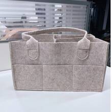 Small Thick Felt Diaper Bag, Handheld Mommy Bag, Handheld Baby Diaper Storage Bag