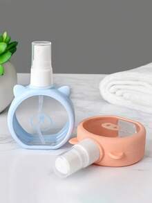 Süß geformte, nachfüllbare Sprühflaschen, tragbare Mini-Reisebehälter für Toner, feuchtigkeitsspendenden Nebel, Händedesinfektionsmittel, mehrere niedliche Designs mit Feinnebel-Zerstäuber für die tägliche Hautpflege und unterwegs