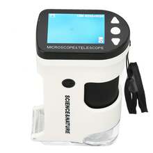 800x Handheld Digital Microscope With Portable Screen Pocket Microscope 800X 2 Inch Color LCD Screen 2000mAh Battery Multifunction Portable Microscope For Plants Stone Coin - White - View 8