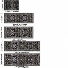 1 Stück Vintage-Stil Teppich, rutschfest & fleckabweisend, Multi-Größe, rutschfest, fleckabweisend, leicht zu reinigen, aus Polarfleece gefertigt - weich, flauschig, bequem, leicht zu reinigen, seidig, warm, niedlich - geeignet für Flur, Küche, Waschraum, Badezimmer, Studentenwohnheim, Sofa, Schlafzimmer, Wohnzimmer, Waschtisch, Stuhl, Teppich, Modenteppich, Raumdekoration, Hochzeitsdekoration, Wohnzimmerdekoration, Geschenk