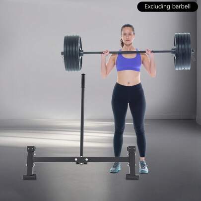 SimbkIuils Bilateral Barbell Changer, Heavy-Duty Steel Auxiliary Tool For Replacing Barbells, Capable Of Bearing 220.46 Pounds, 39.7 * 19.6 * 32.2 Inches