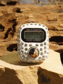 1pc/6pcs/8pcs/12pcs Study Room Spring Reading | Learning Tracker With Rhinestone Counter, Track Recitation Times To Improve Exam Preparation Efficiency - Multicolor - View 4