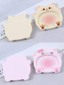 Bảng pha sơn móng tay hình mèo hoạt hình, bảng pha sơn gel móng tay thời trang, bảng vẽ di động, bảng trưng bày nghệ thuật móng tay cao cấp, dụng cụ làm móng tiện dụng, có nhiều màu sắc để lựa chọn. - Nhiều màu - Xem 5
