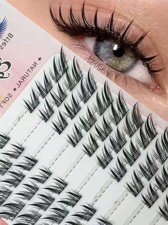 10 صفوف من رموش العنقود بطول مختلط من 9 إلى 15 ملم، طراز D Curl، مصنوعة من فرو الثعلب والقطط الصناعي، طبيعية أو للتنكر، قابلة لإعادة الاستخدام، خفيفة الوزن وكثيفة الحجم مناسبة للعيون الآسيوية، للاستخدام المنزلي وحفلات المكياج