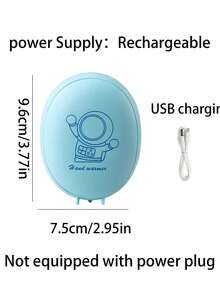 Bolsa de agua caliente recargable USB y calentador de manos portátil 2 en 1, adecuado para estudiantes, niños y mujeres, regalos de Navidad, calentadores de manos, regalos para hombres, rellenos de calcetines, calentadores de manos recargables con aislamiento, Galentines, cachorros, carnaval