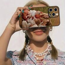 1 pièce Étui de téléphone en silicone souple personnalisable avec image, texte, nom, compatible avec 17, 16, 15, 14, 13, 12, 11 Pro Max, 14, 15, 16 Plus, 16e, Galaxy S25, S24, S23, S22 Ultra Edge, OPPO et autres séries de téléphones, design de luxe, étui de téléphone imprimé, coque arrière noire et blanche, accessoires de téléphone, cadeau de vacances, convient aux couples, amis et famille