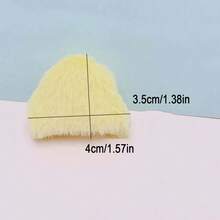 28PCS Mixed Color Mini Cat Ears Patches Set - Double-Sided Craft Embellishments For Sewing, DIY Hair Accessories, Phone Cases & Doll Making Supplies - Multicolor - View 5