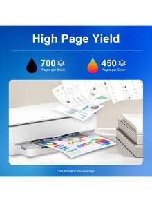 KT INK High Yield 302XL Remanufactured Ink Cartridges Compatible With 302 302XL Compatible With Deskjet 1110 2130 2134 3630 3632 3634 Envy 4520 4521 4522 4523 4524 Officejet 3830 3834 4650 4651 4652