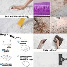 1 pieza Alfombra redonda ultra suave y esponjosa para usar en otoño e invierno, alfombra redonda para tienda de campaña de princesa, alfombra redonda para dormitorio, alfombra esponjosa y linda para habitación de niñas, alfombra de felpa esponjosa para habitación de niños, tienda de campaña, castillo, decoración del hogar, lavable a máquina, resistente a la decoloración, tacto suave, alfombra mullida para sala de estar, dormitorio, decoración de habitación, alfombra de acento, revestimiento de piso y talla grande.