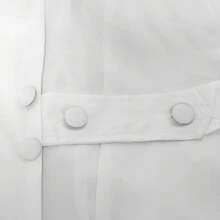 Men's Cassock Choir Long Cassock Minister Robe Clergy Pulpit Liturgical Church Robe 4 Colorshalloween - 白色 - 查看 2