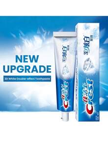 Crest 3D Whitening Double Effect Toothpaste Reduces Bad Breath And Fresh Breath 120g Teeth Whitening