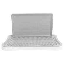 Entrenamiento de malla de mascotas para ir al baño, inodoro de entrenamiento para perros extraíble para mascotas - Gris - Ver 1