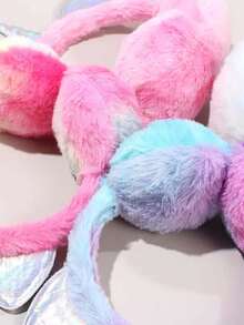 1pc Cute And Warm Unicorn Ear Warmers For Boys And Girls – Perfect For Keeping Ears Warm During The Fall And Winter Seasons. - Multicolor - View 9