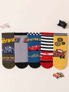 Disney 10/5 正品汽车圣诞儿童袜，新年加厚礼物袜，男童冬季卡通圣诞新年动漫袜，女童袜，家居拖鞋，创意礼品袜，儿童袜