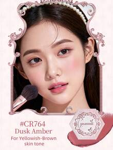COLORROSE Cream Blush, Dual-Use For Cheeks & Lips, With Gradient Brush, Glutinous Rice Pudding Texture, Velvet Matte Lipstick, High Color Payoff, Long-Lasting, Lightweight, Liquid Lipstick, Smooth, Long-Wearing, Everyday Makeup - CR764 - View 7