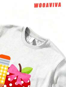 Women Sweatshirts - 淺灰色 - 查看 3